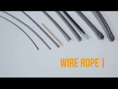 O RUÍDO 741 deixa cair a braçadeira de corda de aço inoxidável forjada do fio para conexões de extremidade do cabo