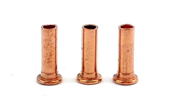 China Rebites vermelhos semi tubulares pequenos do cobre para a resistência de corrosão dos acessórios de freio fornecedor