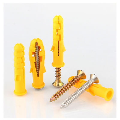 QUALIDADE  Plastic Drywall Wall Anchors Nylon Wall Plug Anchor With Self Tapping Screws For Plasterboard fábrica